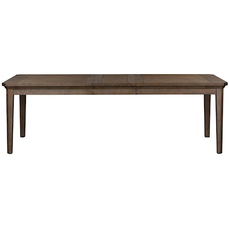 Transitional Rectangular Leg Table