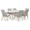 Ashley Furniture Signature Design Seton Creek 7-Piece Outdoor Dining Set