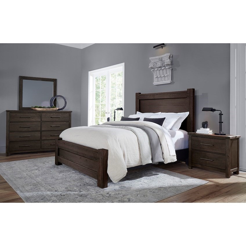 Vaughan Bassett Dovetail California King Low Profile Bed