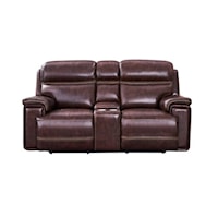 Casual Fresno Power Console Loveseat with USB Port