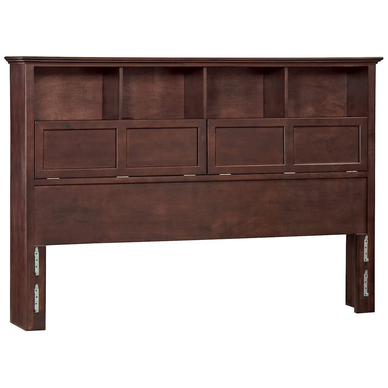 Whittier Wood McKenzie. King Bookcase Headboard