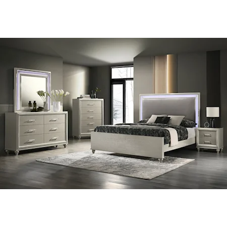 Glam 4-Piece Bedroom Set