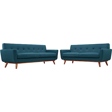 Loveseat and Sofa Set