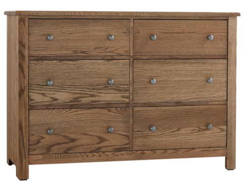 Transitional 6-Drawer Dresser