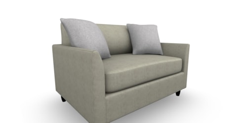 Contemporary Chair & A Half With Twin Sleeper