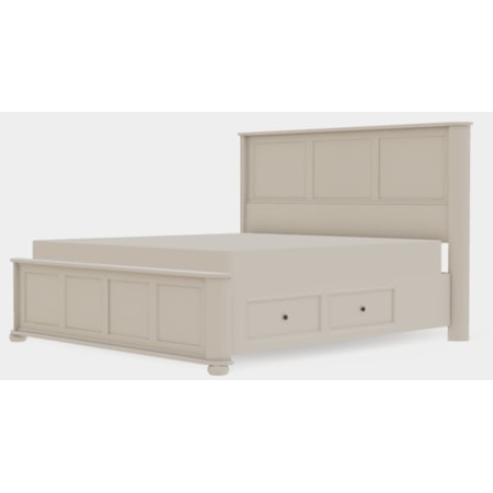 King Panel Bed Right Drawerside