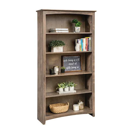 Open Bookcase with 5 Shelves