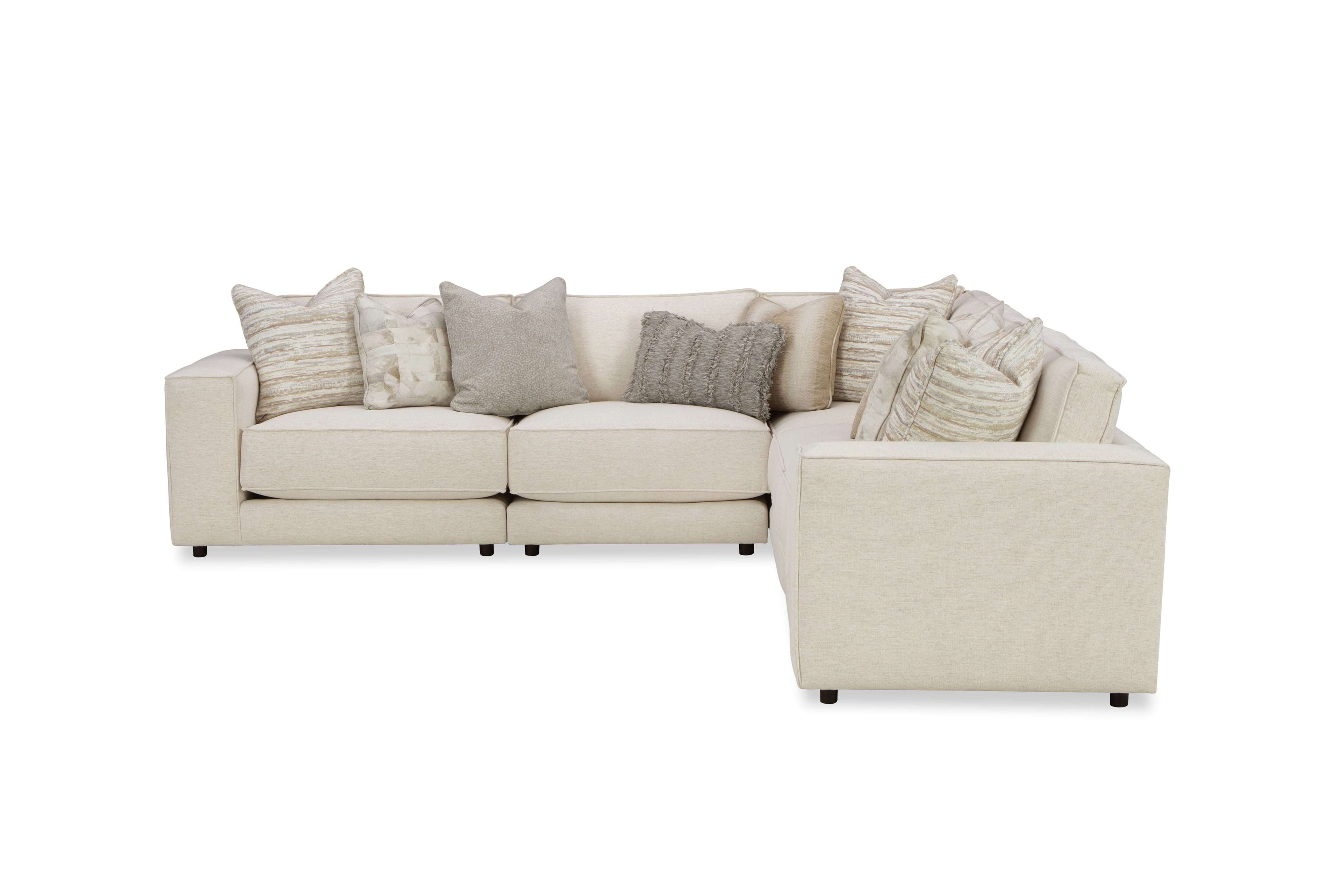 Craftmaster 7348 Modular Sofa with 4 Seats and 1 Ottoman