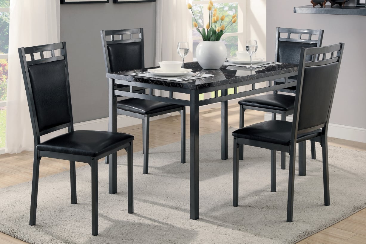5-Piece Metal Frame Dinette Set
