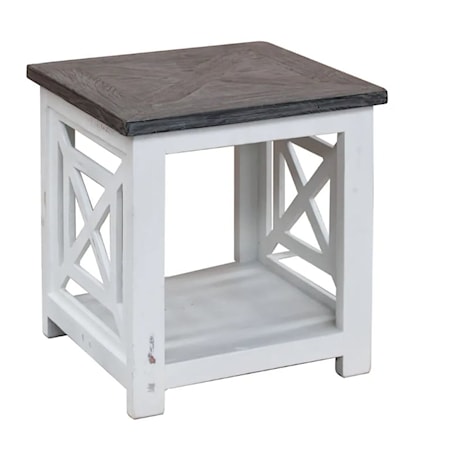 Two-Tone Side Table