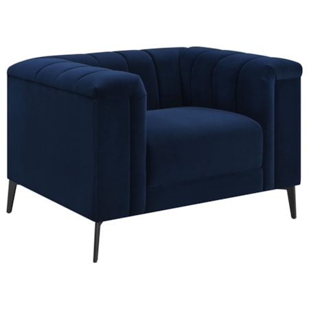 Chalet Tuxedo Arm Tufted Chair