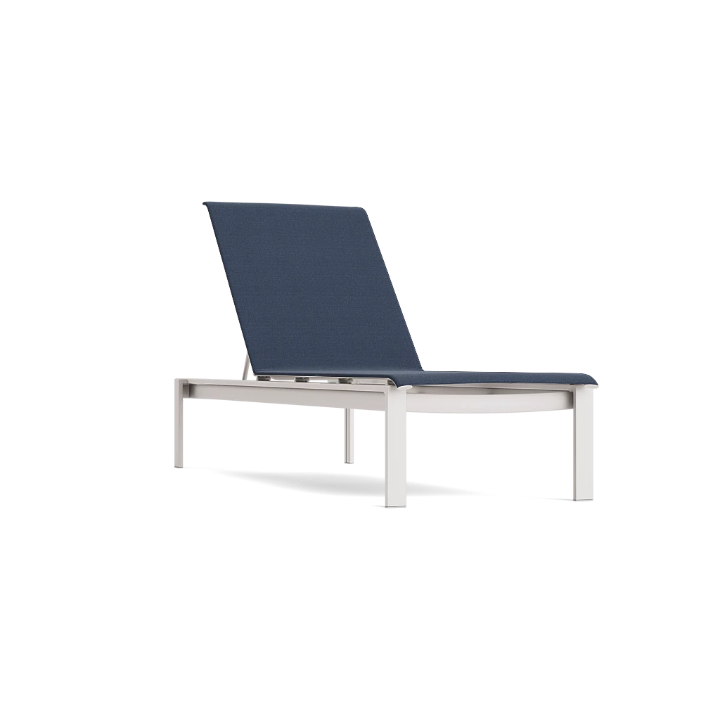 Modern Adj. Stacking Sling Chaise Lounge