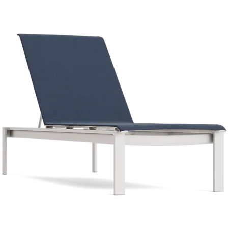 Modern Adj. Stacking Sling Chaise Lounge