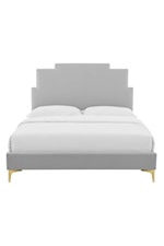 Modway Lindsey Performance Velvet Full Platform Bed