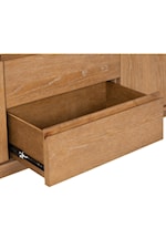 Flexsteel Casegoods Millwork Contemporary Entertainment Console with Outlets