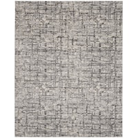 8' x 10 Ivory/Grey Rectangle Rug