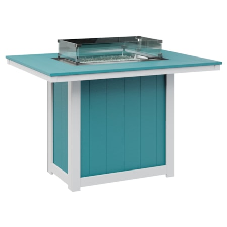 42" x 54" Counter-Height Fire Table