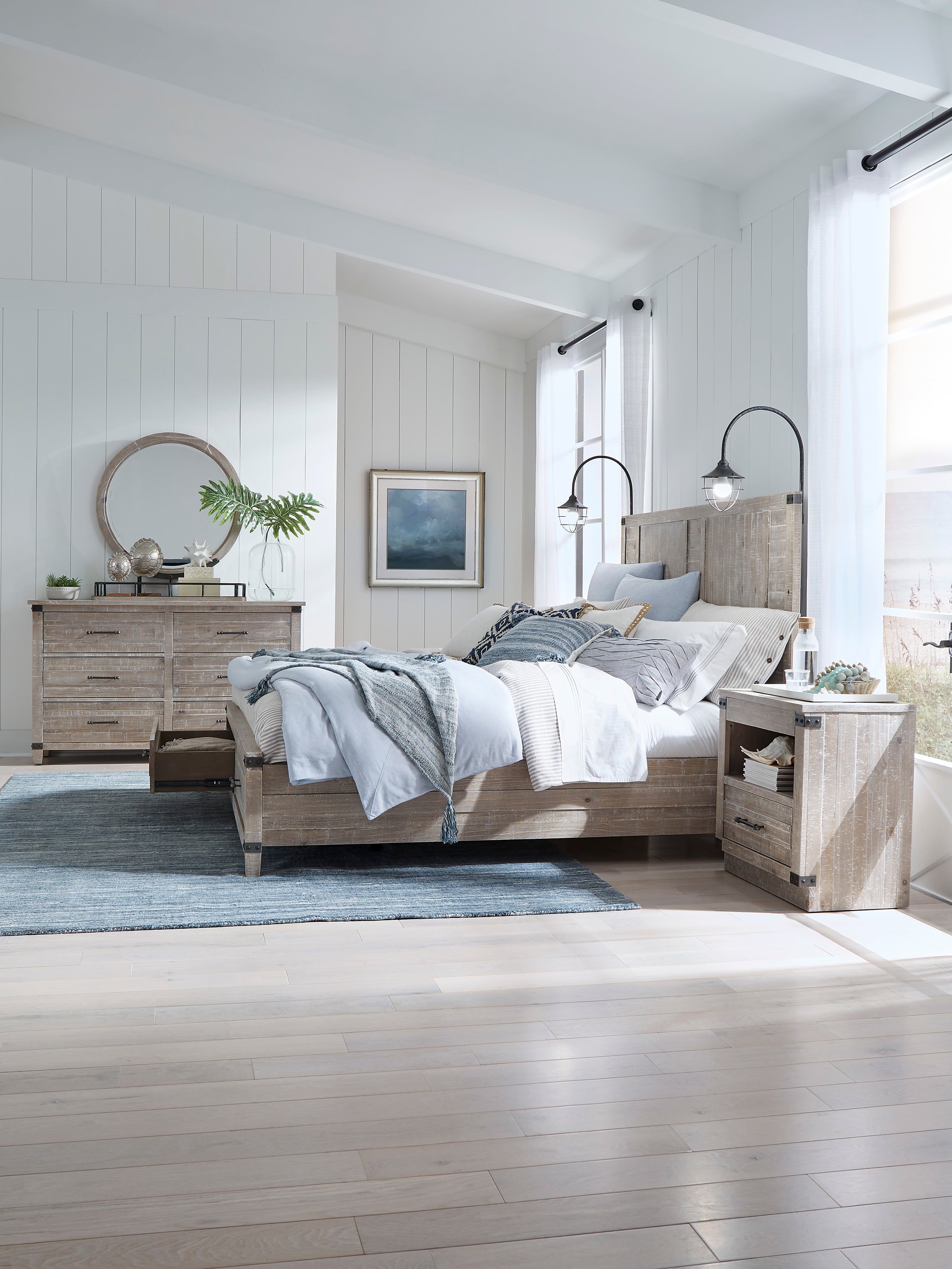 Aspenhome Foundry California King Storage Panel Bed