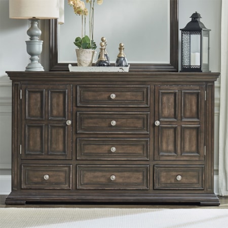 2-Door 6-Drawer Dresser