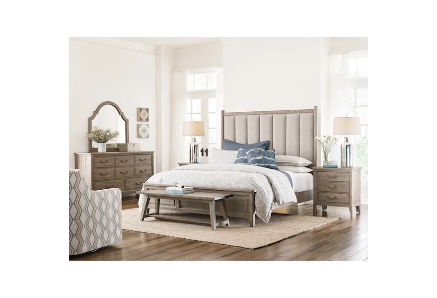 Urban Cottage King Bedroom Set by Kincaid Furniture at Malouf Furniture Co.