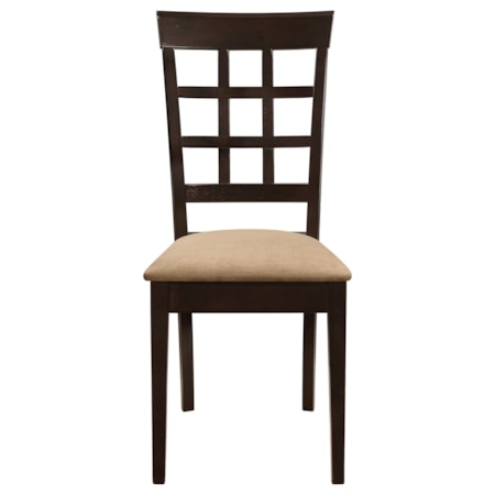 Lattice Back Dining Side Chair