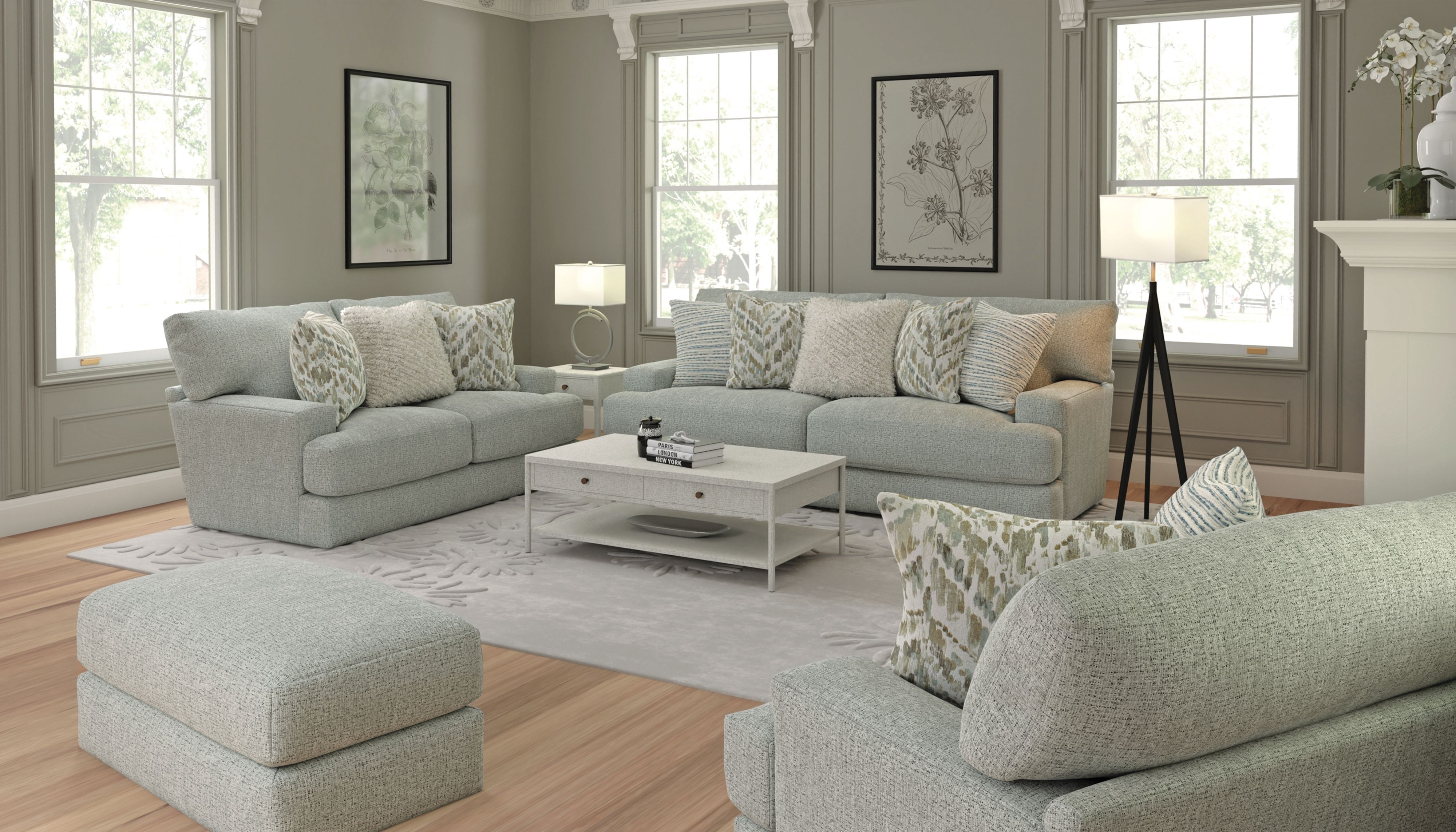 Jackson Furniture Brett Rectangular Ottoman