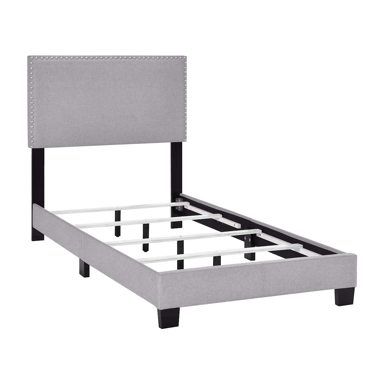 Accentrics Home Fashion Beds Twin Upholstered Bed