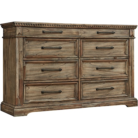 Dresser with Dentil Molding