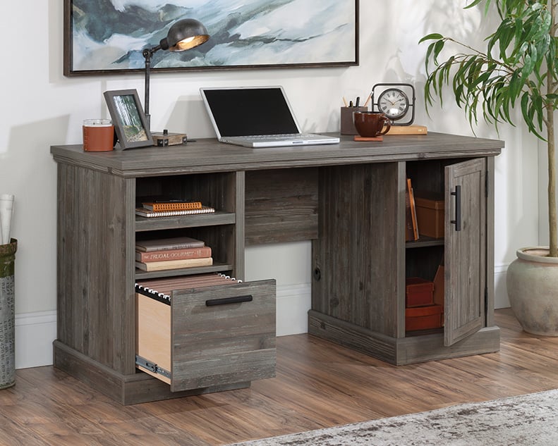 Aspen Post Double Pedestal Desk