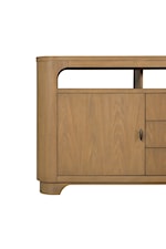 Flexsteel Casegoods Normandy Transitional Entertainment Console with Outlets