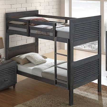 Twin over Twin Bunk Bed