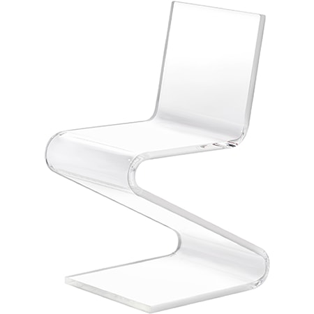 Acrylic Z Dining Chair