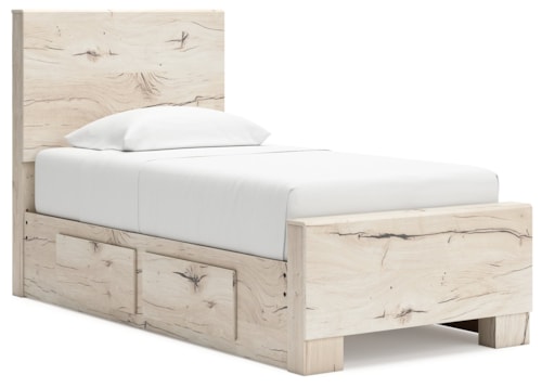 Twin Panel Bed With Storage