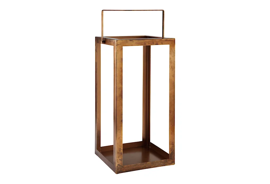 Accents Briana Large Lantern by Signature Design by Ashley at Arwood's Furniture