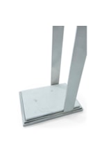 Theodore Alexander Composition San Clemente Contemporary End Table with Marble Base