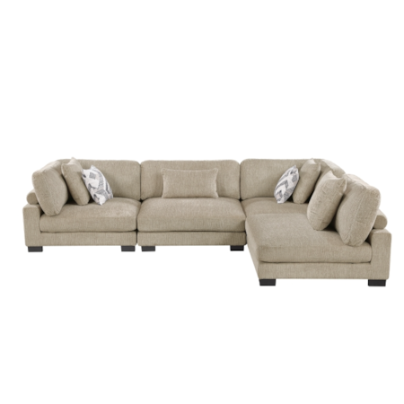 4-Piece Modular Sectional Sofa