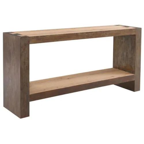 Contemporary Console Table with Metal Accents