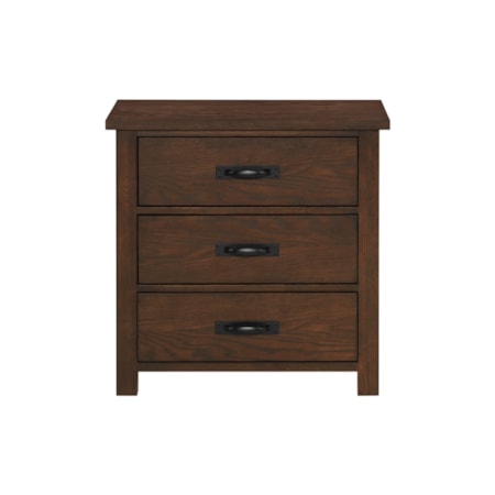 3-Drawer Nightstand