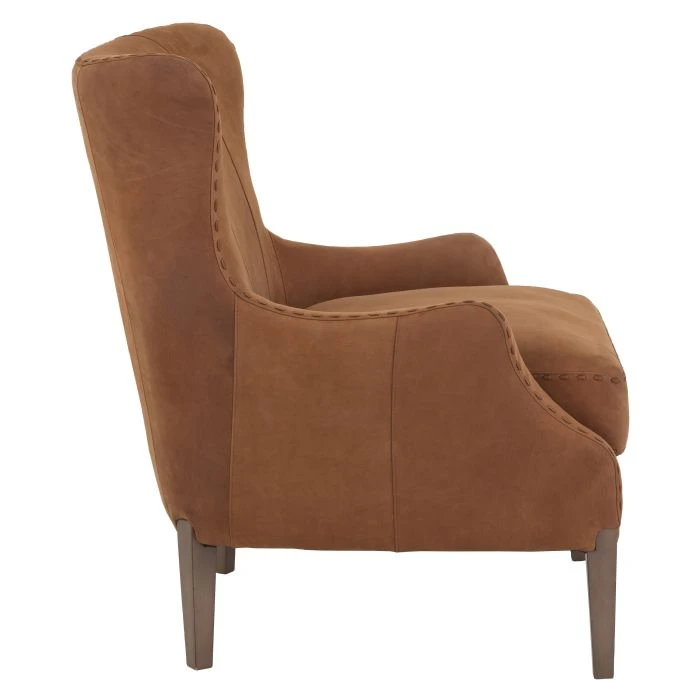 Lounge Chair w/Decorative Laced Stitching