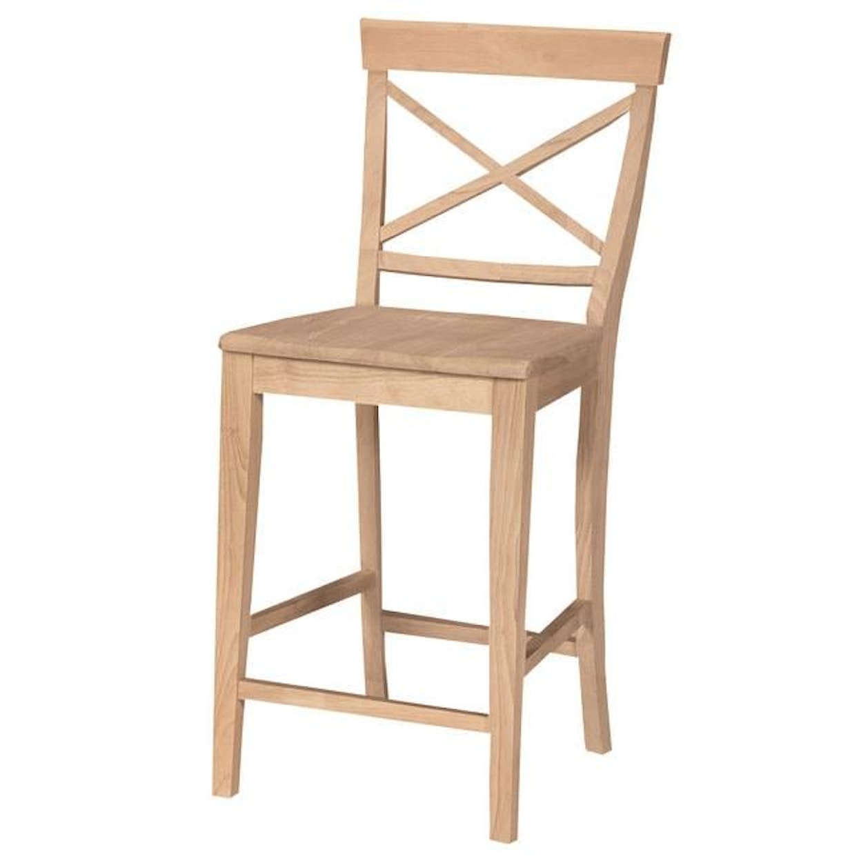 John Thomas SELECT Dining Room 24" X-Back Stool