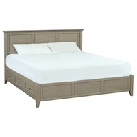 King Petite Storage Bed