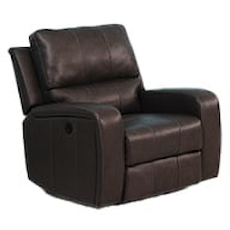 Casual Glider Recliner with Power Footrest