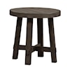 Libby Modern Farmhouse Splay Leg Round End Table