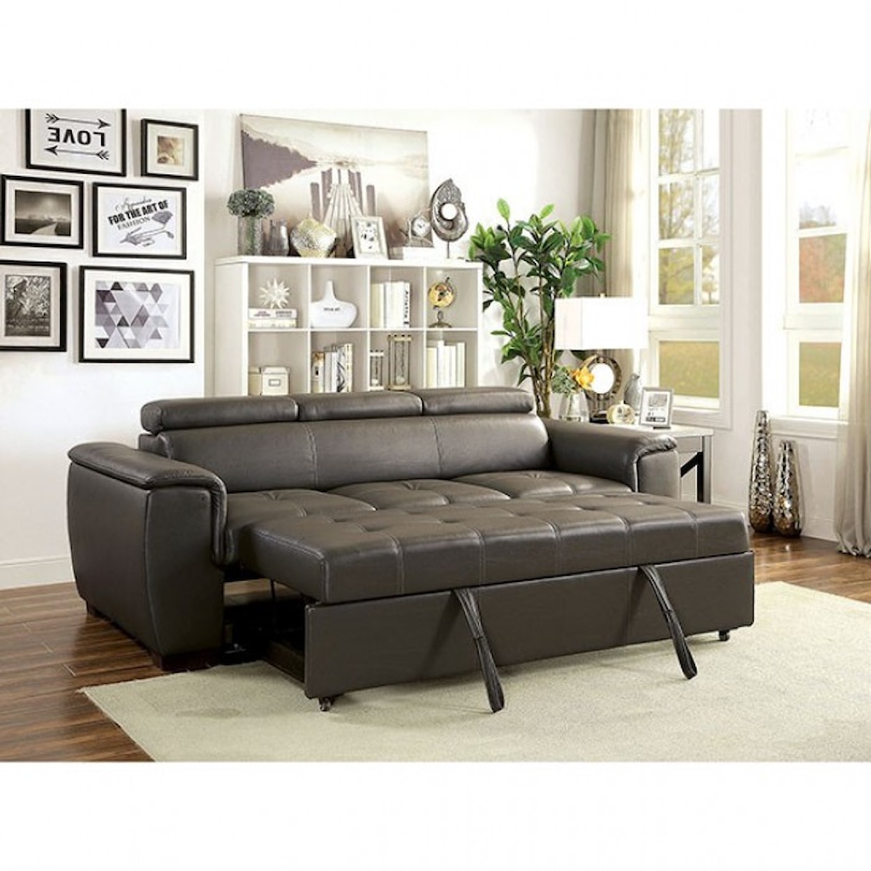 Furniture of America Holywell Sleeper Sofa