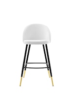 Modway Cordial Performance Velvet Counter Stools - Set of 2