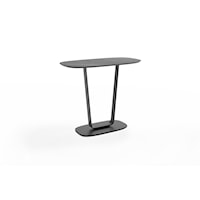 Contemporary Side Table with Porcelain Top