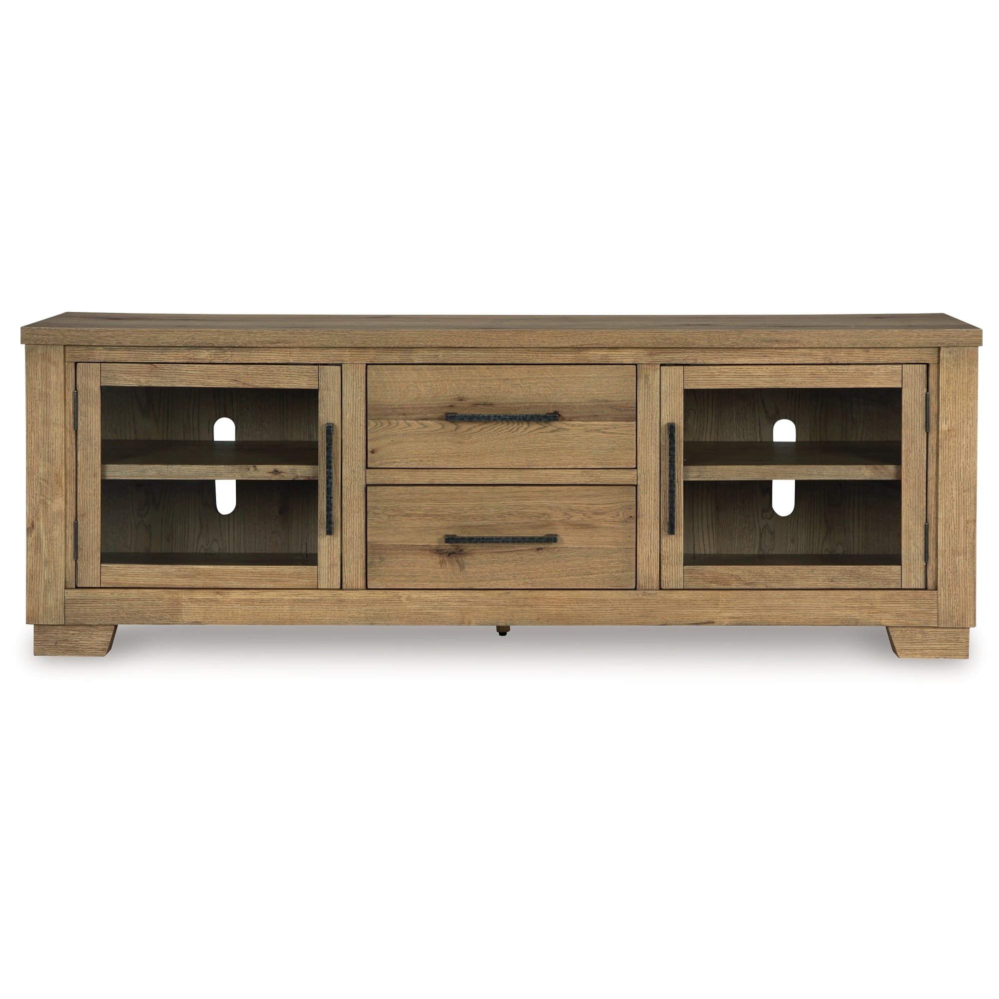 Galliden TV Stand - Light Brown Galliden TV Stand - Light Brown