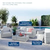 Modway Convene Outdoor 4-Piece Patio Set