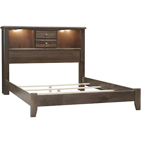 Queen Low Footboard Bed