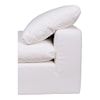 Moe's Home Collection Clay Clay Slipper Chair Livesmart Fabric White